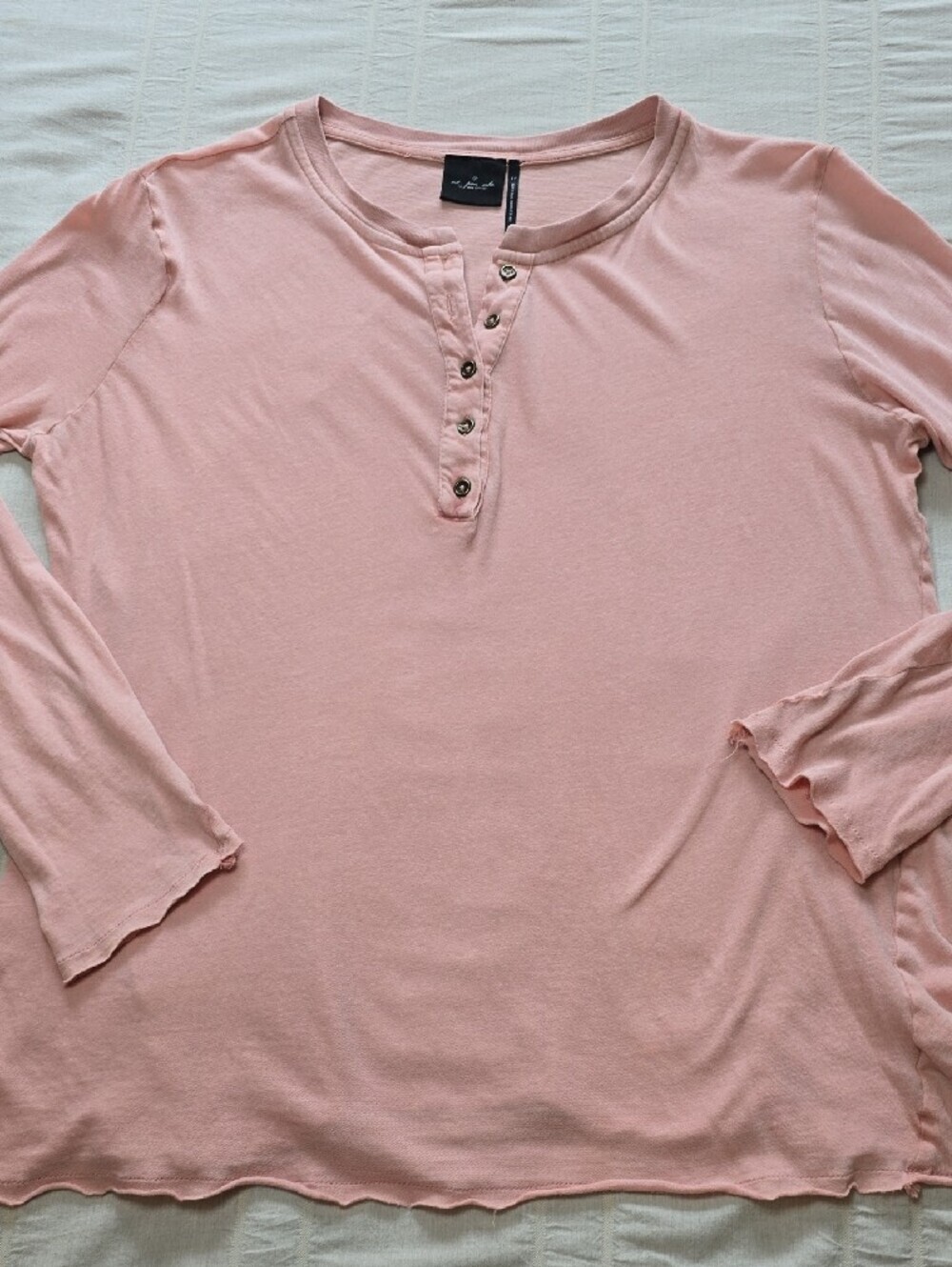 Urban Outfitters Out From Under Henley Soft Blush Pink Size Small - Picture 10 of 10